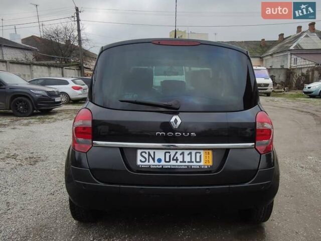 Чорний Рено Модус, об'ємом двигуна 1.6 л та пробігом 249 тис. км за 6600 $, фото 13 на Automoto.ua