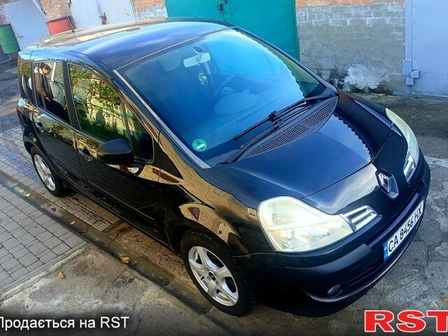 Черный Рено Модус, объемом двигателя 1.1 л и пробегом 170 тыс. км за 4200 $, фото 1 на Automoto.ua