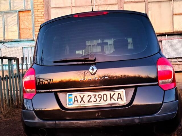 Черный Рено Модус, объемом двигателя 1.5 л и пробегом 173 тыс. км за 4900 $, фото 1 на Automoto.ua