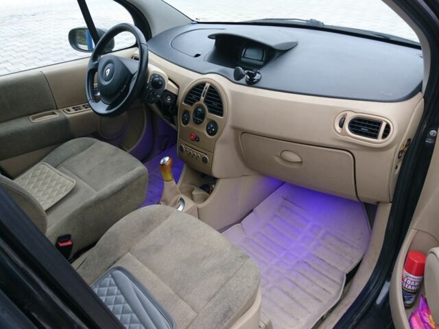 Черный Рено Модус, объемом двигателя 1.4 л и пробегом 230 тыс. км за 3200 $, фото 6 на Automoto.ua