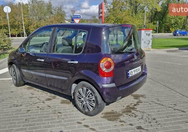 Фіолетовий Рено Модус, об'ємом двигуна 1.6 л та пробігом 168 тис. км за 5500 $, фото 7 на Automoto.ua