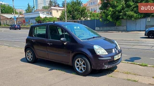 Фиолетовый Рено Модус, объемом двигателя 1.39 л и пробегом 330 тыс. км за 3200 $, фото 2 на Automoto.ua