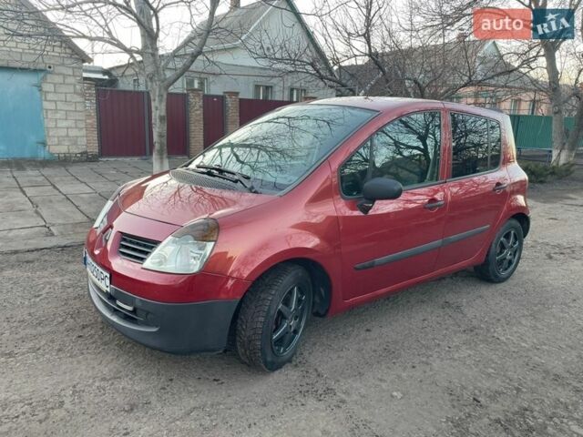 Червоний Рено Модус, об'ємом двигуна 1.2 л та пробігом 223 тис. км за 3600 $, фото 3 на Automoto.ua