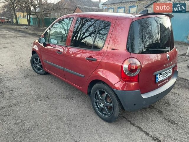 Червоний Рено Модус, об'ємом двигуна 1.2 л та пробігом 223 тис. км за 3600 $, фото 7 на Automoto.ua