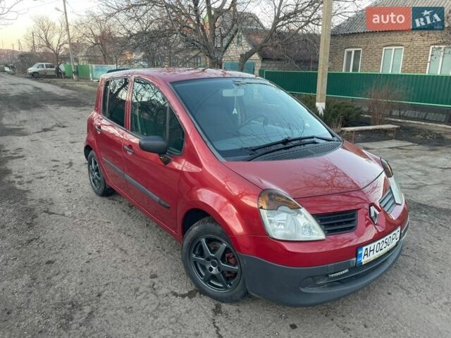 Червоний Рено Модус, об'ємом двигуна 1.2 л та пробігом 223 тис. км за 3600 $, фото 2 на Automoto.ua