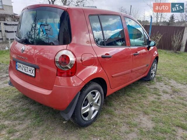 Червоний Рено Модус, об'ємом двигуна 1.2 л та пробігом 118 тис. км за 4499 $, фото 3 на Automoto.ua