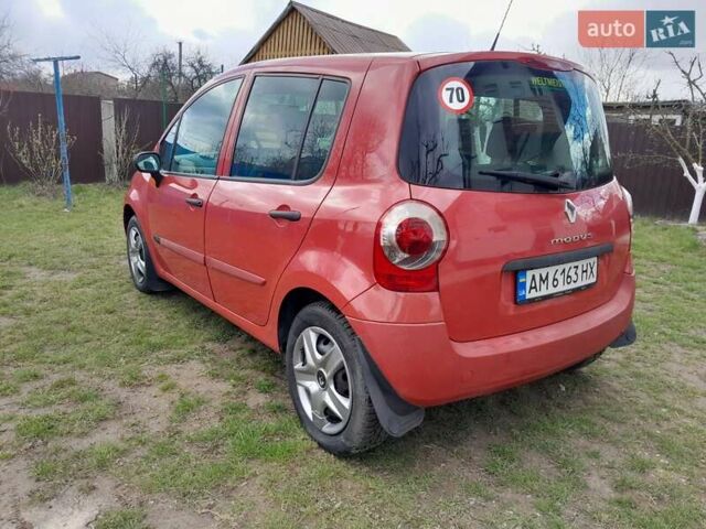 Червоний Рено Модус, об'ємом двигуна 1.15 л та пробігом 120 тис. км за 4750 $, фото 2 на Automoto.ua