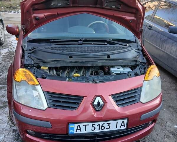 Червоний Рено Модус, об'ємом двигуна 1.6 л та пробігом 226 тис. км за 5000 $, фото 5 на Automoto.ua