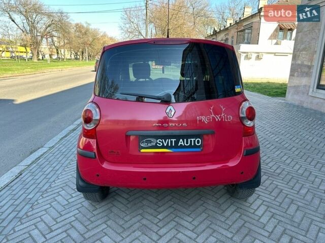 Червоний Рено Модус, об'ємом двигуна 1.2 л та пробігом 165 тис. км за 4500 $, фото 7 на Automoto.ua