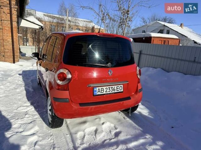 Красный Рено Модус, объемом двигателя 1.1 л и пробегом 181 тыс. км за 4400 $, фото 13 на Automoto.ua