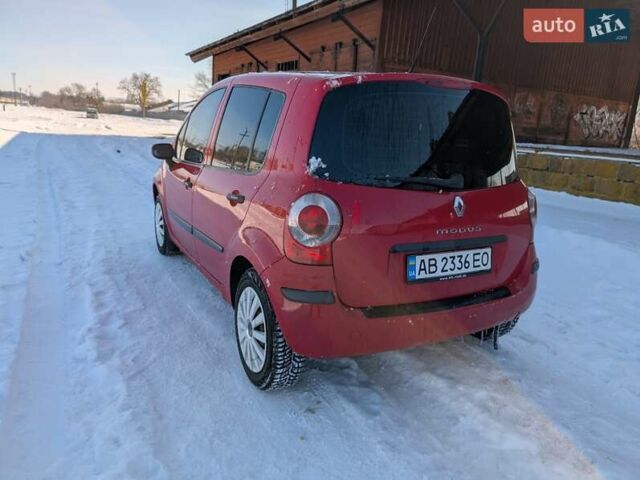 Червоний Рено Модус, об'ємом двигуна 1.1 л та пробігом 191 тис. км за 3999 $, фото 33 на Automoto.ua