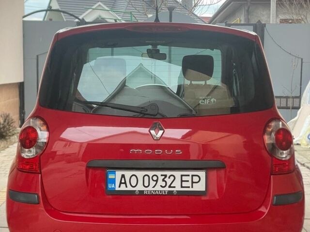 Червоний Рено Модус, об'ємом двигуна 1.2 л та пробігом 148 тис. км за 4999 $, фото 4 на Automoto.ua