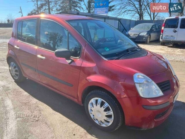 Красный Рено Модус, объемом двигателя 1.6 л и пробегом 309 тыс. км за 3800 $, фото 12 на Automoto.ua