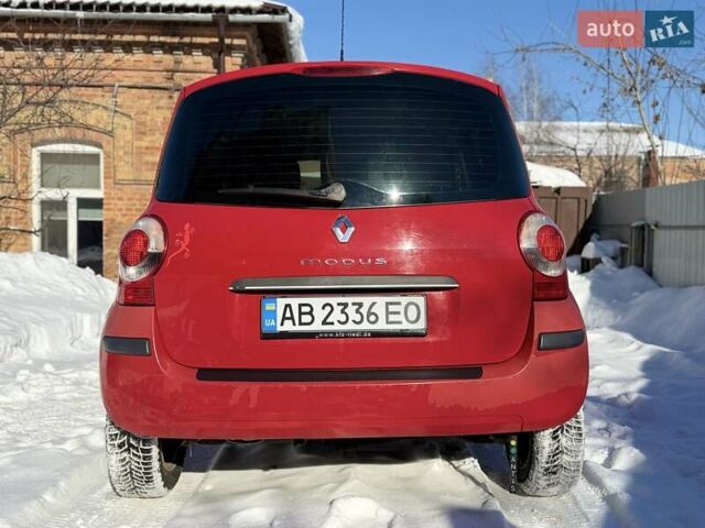 Червоний Рено Модус, об'ємом двигуна 1.1 л та пробігом 181 тис. км за 4200 $, фото 33 на Automoto.ua
