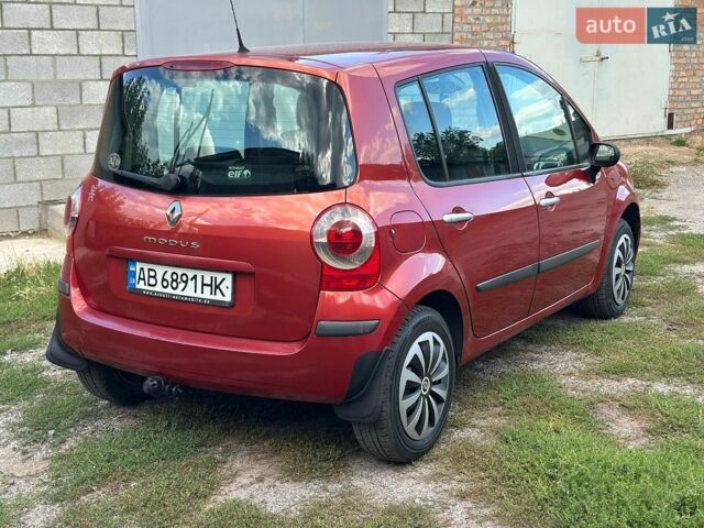 Червоний Рено Модус, об'ємом двигуна 1.2 л та пробігом 323 тис. км за 3250 $, фото 3 на Automoto.ua