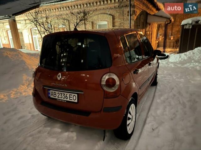 Червоний Рено Модус, об'ємом двигуна 1.1 л та пробігом 181 тис. км за 4200 $, фото 3 на Automoto.ua