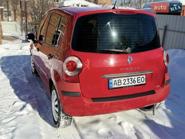 Красный Рено Модус, объемом двигателя 1.1 л и пробегом 181 тыс. км за 4400 $, фото 36 на Automoto.ua