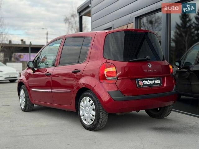 Червоний Рено Модус, об'ємом двигуна 1.46 л та пробігом 221 тис. км за 4500 $, фото 6 на Automoto.ua