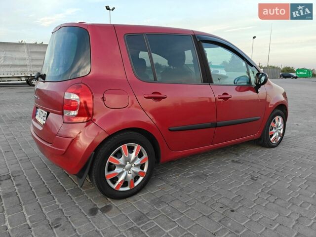 Красный Рено Модус, объемом двигателя 1.1 л и пробегом 161 тыс. км за 4850 $, фото 3 на Automoto.ua