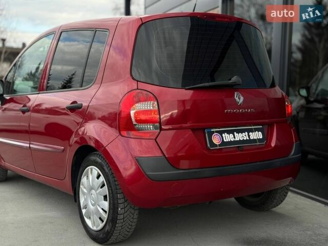 Червоний Рено Модус, об'ємом двигуна 1.46 л та пробігом 221 тис. км за 4500 $, фото 7 на Automoto.ua
