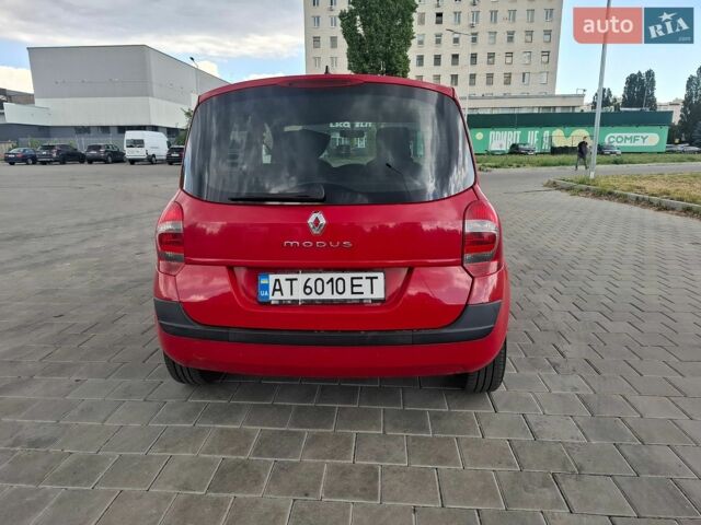 Червоний Рено Модус, об'ємом двигуна 1.2 л та пробігом 123 тис. км за 4999 $, фото 7 на Automoto.ua