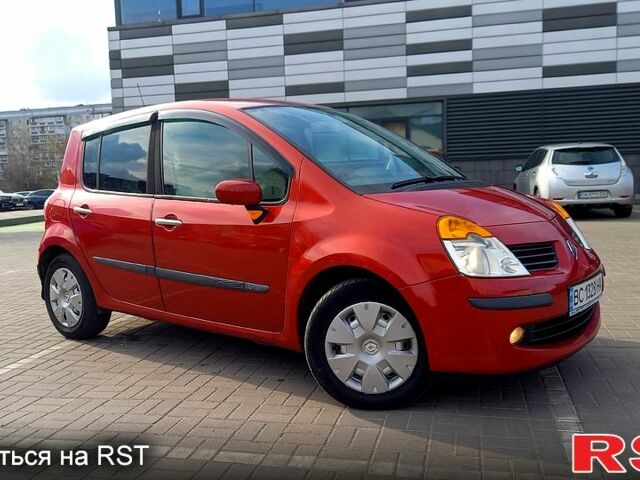 Красный Рено Модус, объемом двигателя 1.6 л и пробегом 176 тыс. км за 5400 $, фото 2 на Automoto.ua
