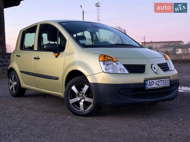 Желтый Рено Модус, объемом двигателя 1.1 л и пробегом 216 тыс. км за 4900 $, фото 4 на Automoto.ua