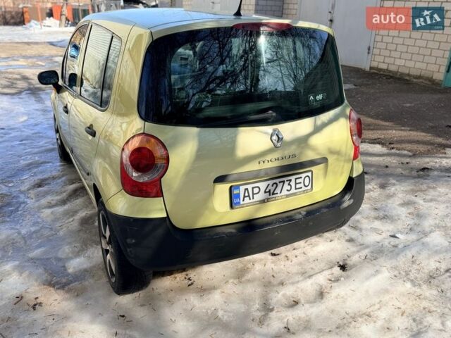 Жовтий Рено Модус, об'ємом двигуна 1.15 л та пробігом 216 тис. км за 3999 $, фото 1 на Automoto.ua