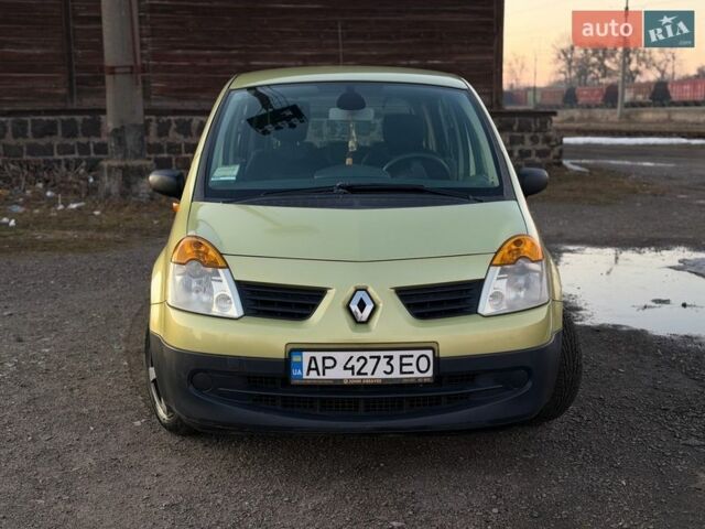 Желтый Рено Модус, объемом двигателя 1.1 л и пробегом 216 тыс. км за 4900 $, фото 3 на Automoto.ua