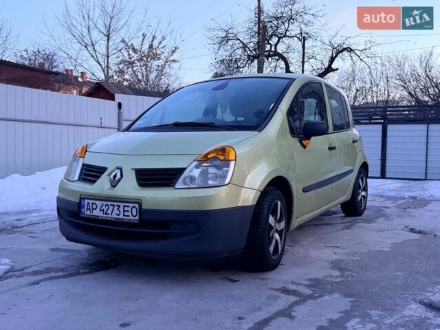 Желтый Рено Модус, объемом двигателя 1.1 л и пробегом 216 тыс. км за 4500 $, фото 13 на Automoto.ua