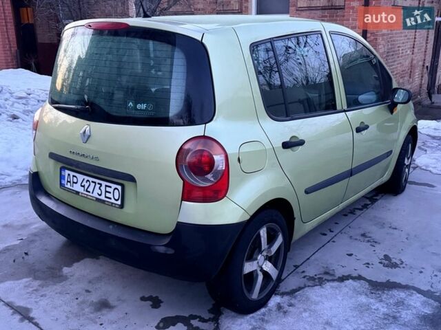 Желтый Рено Модус, объемом двигателя 1.1 л и пробегом 216 тыс. км за 4500 $, фото 10 на Automoto.ua