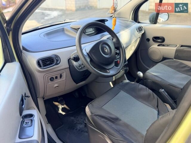 Жовтий Рено Модус, об'ємом двигуна 1.15 л та пробігом 216 тис. км за 3999 $, фото 7 на Automoto.ua