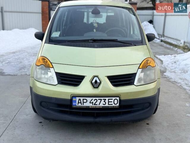 Желтый Рено Модус, объемом двигателя 1.1 л и пробегом 216 тыс. км за 4500 $, фото 2 на Automoto.ua