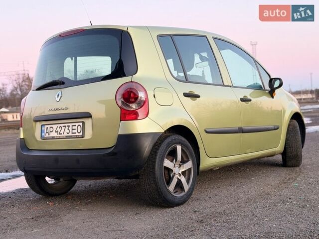 Желтый Рено Модус, объемом двигателя 1.1 л и пробегом 216 тыс. км за 4900 $, фото 5 на Automoto.ua