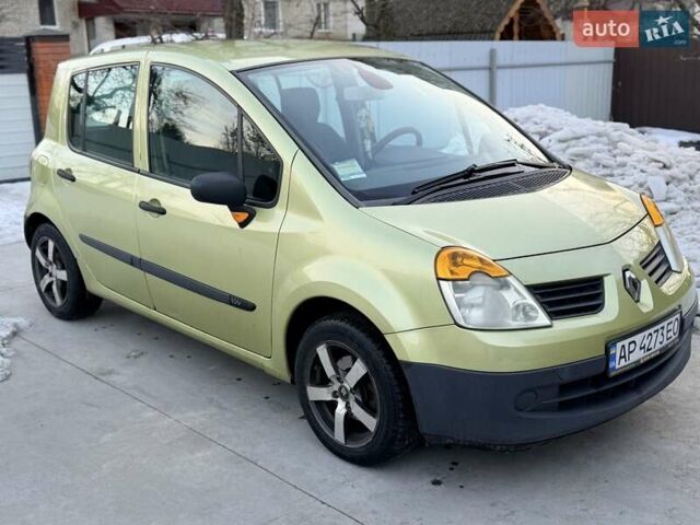 Желтый Рено Модус, объемом двигателя 1.1 л и пробегом 216 тыс. км за 4500 $, фото 1 на Automoto.ua