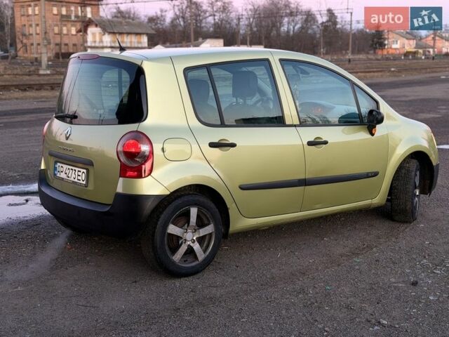 Жовтий Рено Модус, об'ємом двигуна 1.1 л та пробігом 216 тис. км за 4400 $, фото 17 на Automoto.ua