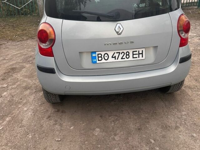 Сірий Рено Модус, об'ємом двигуна 1.6 л та пробігом 183 тис. км за 4200 $, фото 3 на Automoto.ua