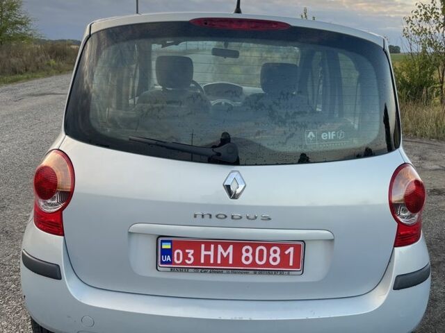 Сірий Рено Модус, об'ємом двигуна 1.6 л та пробігом 21 тис. км за 6200 $, фото 7 на Automoto.ua