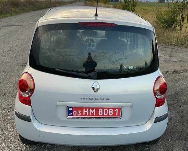 Сірий Рено Модус, об'ємом двигуна 1.6 л та пробігом 21 тис. км за 6200 $, фото 12 на Automoto.ua