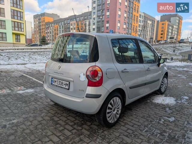 Сірий Рено Модус, об'ємом двигуна 1.2 л та пробігом 190 тис. км за 3550 $, фото 12 на Automoto.ua