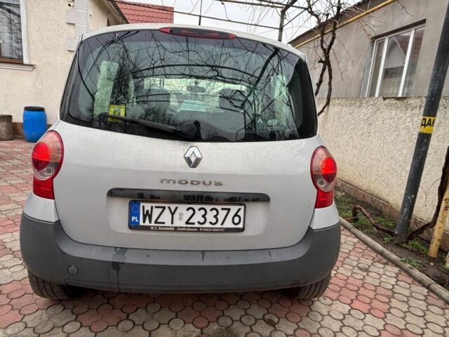 Сірий Рено Модус, об'ємом двигуна 1.5 л та пробігом 130 тис. км за 2300 $, фото 6 на Automoto.ua