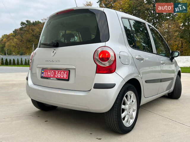 Сірий Рено Модус, об'ємом двигуна 1.6 л та пробігом 130 тис. км за 6300 $, фото 25 на Automoto.ua