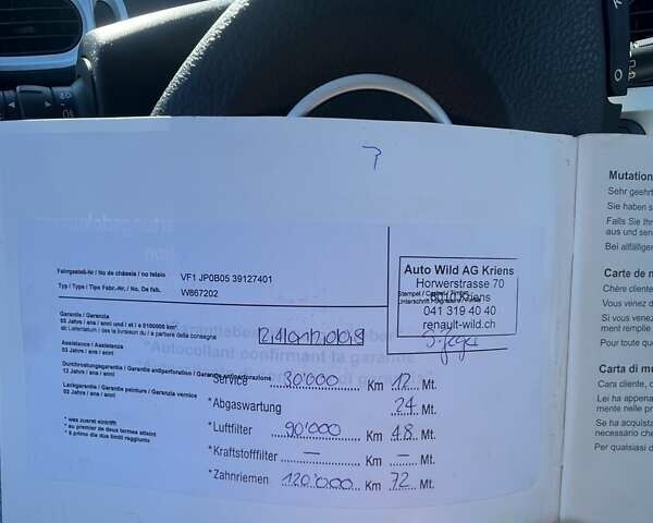 Сірий Рено Модус, об'ємом двигуна 1.6 л та пробігом 157 тис. км за 5500 $, фото 6 на Automoto.ua