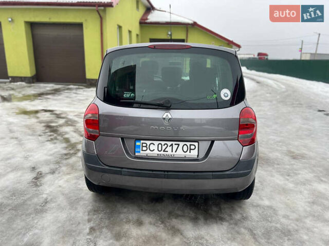 Серый Рено Модус, объемом двигателя 1.46 л и пробегом 227 тыс. км за 4400 $, фото 4 на Automoto.ua