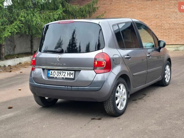 Сірий Рено Модус, об'ємом двигуна 1.46 л та пробігом 220 тис. км за 4799 $, фото 6 на Automoto.ua