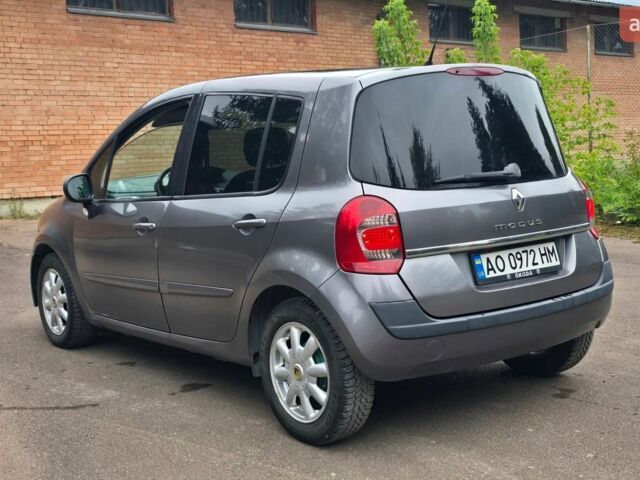 Сірий Рено Модус, об'ємом двигуна 1.46 л та пробігом 220 тис. км за 4799 $, фото 8 на Automoto.ua
