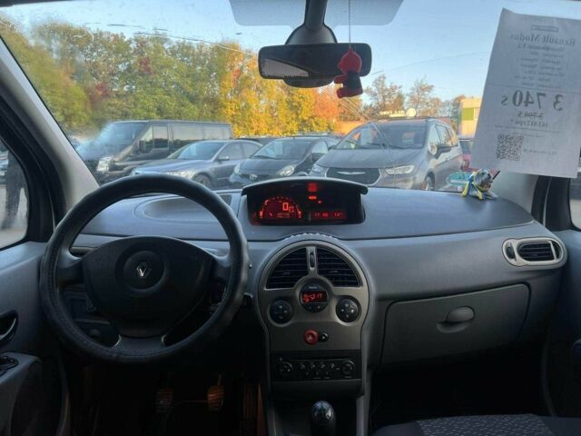 Сірий Рено Модус, об'ємом двигуна 1.2 л та пробігом 197 тис. км за 3203 $, фото 17 на Automoto.ua