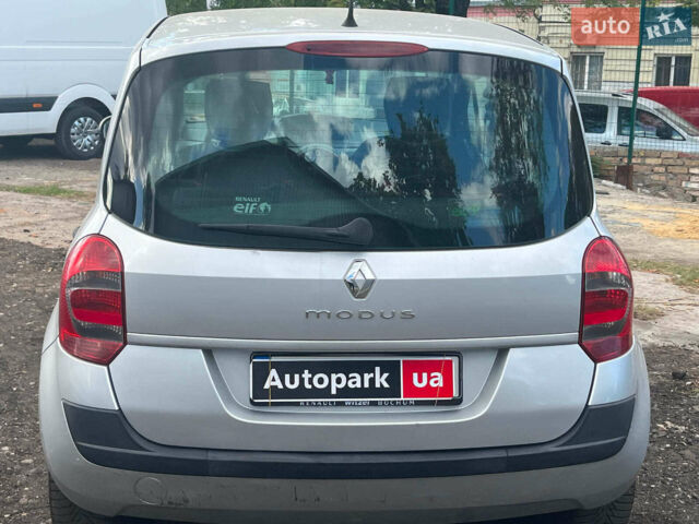 Сірий Рено Модус, об'ємом двигуна 1.2 л та пробігом 197 тис. км за 3340 $, фото 8 на Automoto.ua