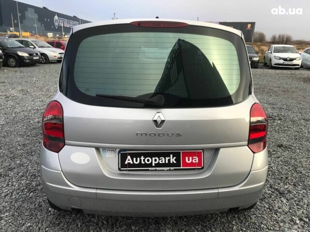 Сірий Рено Модус, об'ємом двигуна 1.2 л та пробігом 77 тис. км за 4590 $, фото 7 на Automoto.ua