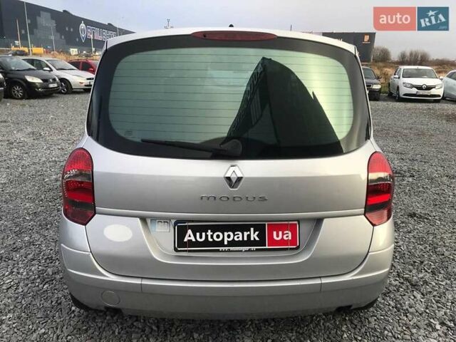 Сірий Рено Модус, об'ємом двигуна 1.2 л та пробігом 77 тис. км за 4590 $, фото 7 на Automoto.ua